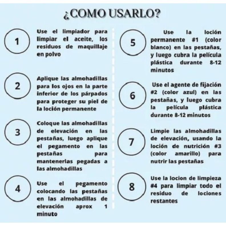 Kit Lifting De Pestañas Profesional + Pegamento Lomansa-1