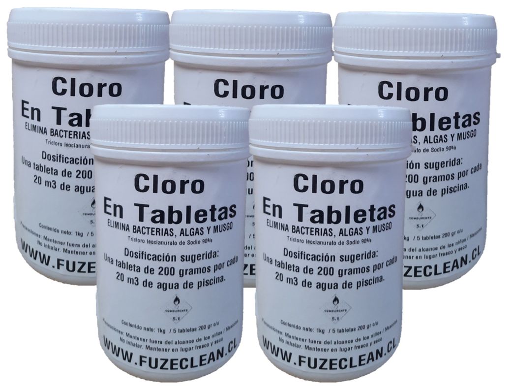 Cloro Tableta pack 5 kilos-0