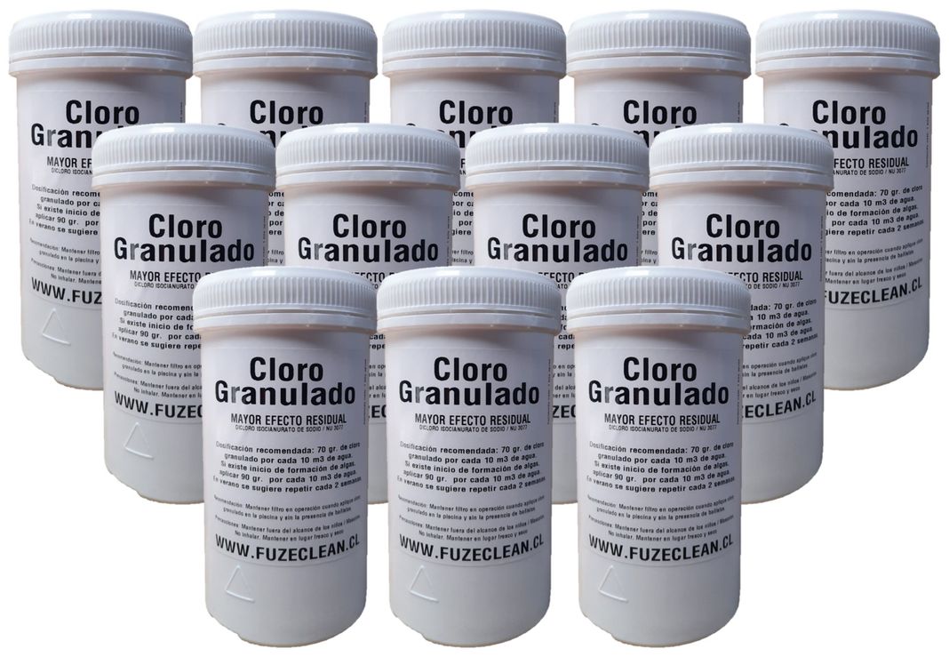 Cloro granulado  pack 12 kg.-0