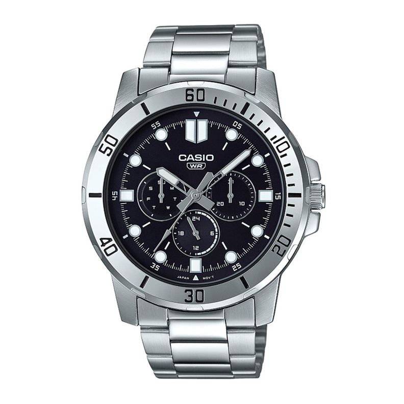 Reloj Casio MTP-VD300D-1E MTPVD300D1E Hombre Análogo Acero Deportivo