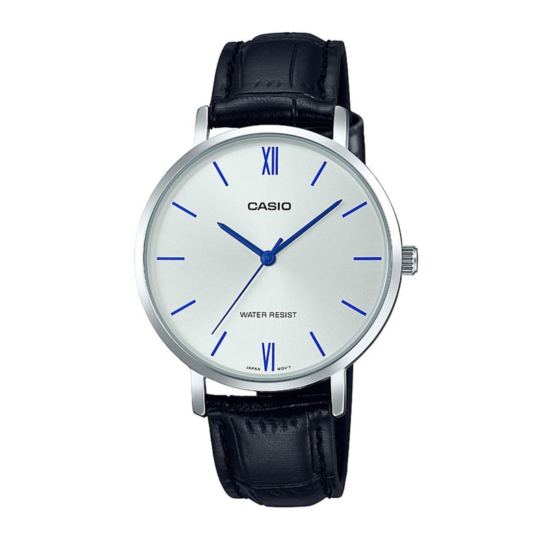 Reloj Casio LTP-VT01L-7B1 LTPVT01L7B1 Mujer Análogo Cuero Clásico