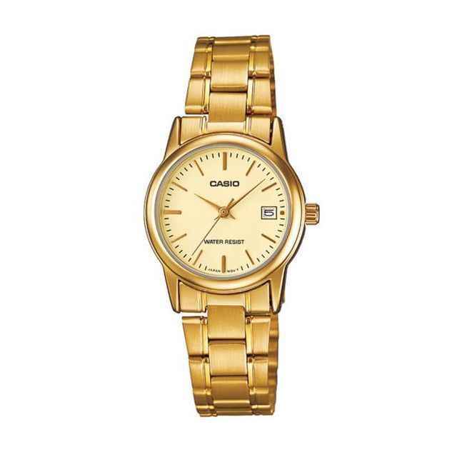 Reloj Casio LTP-V002G-9AU LTPV002G9AU Mujer Análogo Acero