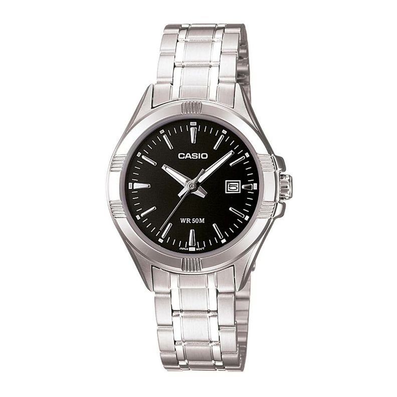 Reloj Casio LTP-1308D-1A LTP1308D1A Mujer Análogo Acero Clásico