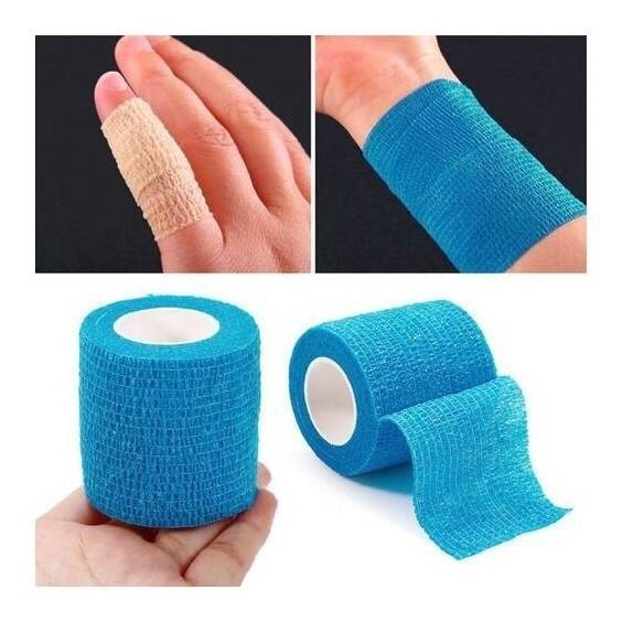 Pack 3 Vendas Autoadherente Compatible Coban 7,5 cm x 4,5 mt Diferentes Colores-2