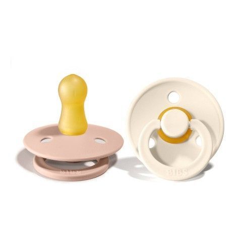 CHUPETE BIBS COLOUR X2 TALLA 1 BLUSH/IVORY-0