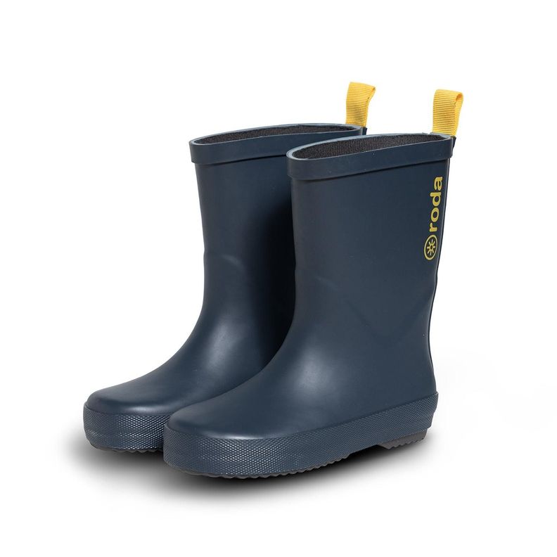 Botas de agua para niños y niñas Roda Azul-3