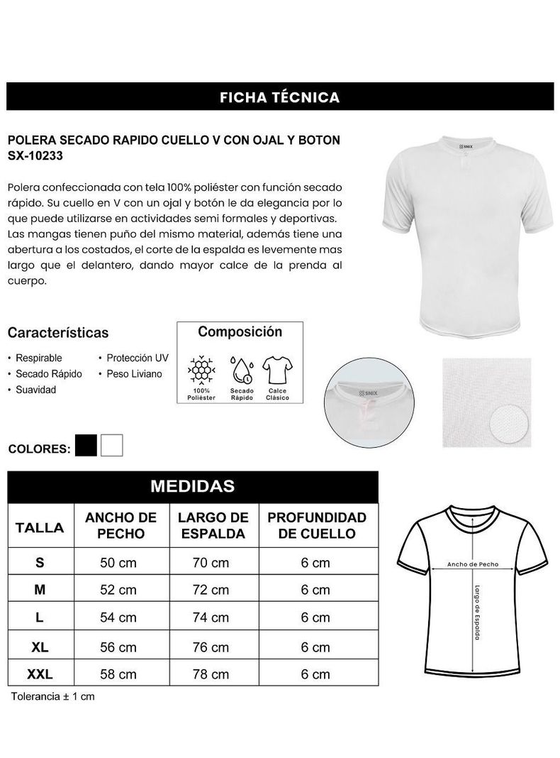POLERA SECADO RAPIDO CUELLO V CON OJAL Y BOTON-4