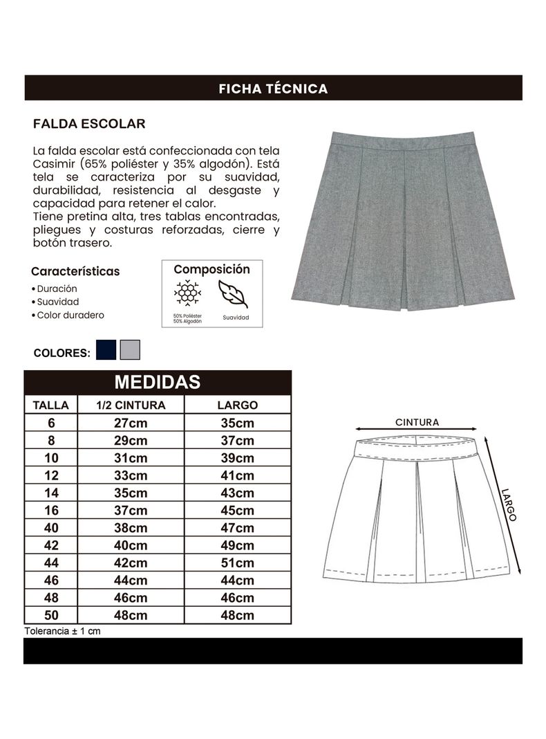 Falda Casimir 3 Tablas Encontradas Snix-3