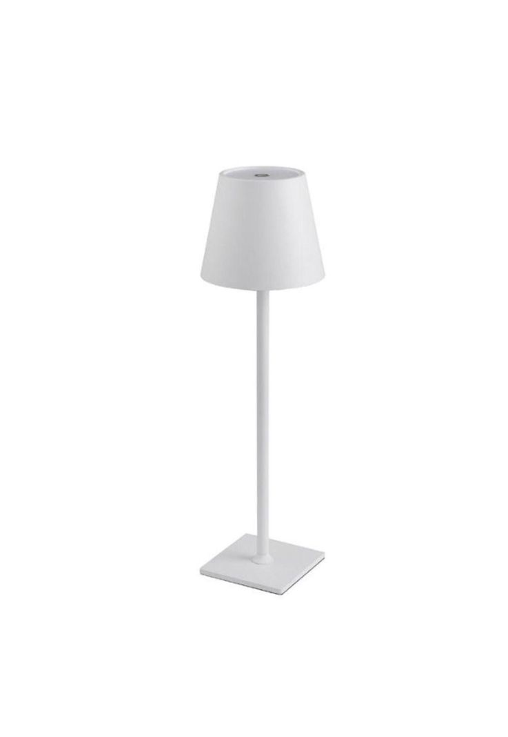 LÁMPARA DE MESA ESCRITORIO PORTÁTIL LED RECARGABLE BLANCO-0