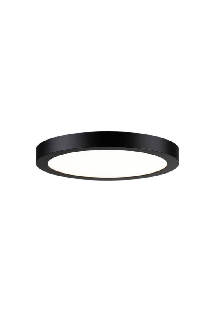 PLAFON PANEL LED 12W NEGRO REDONDO 3000K-1