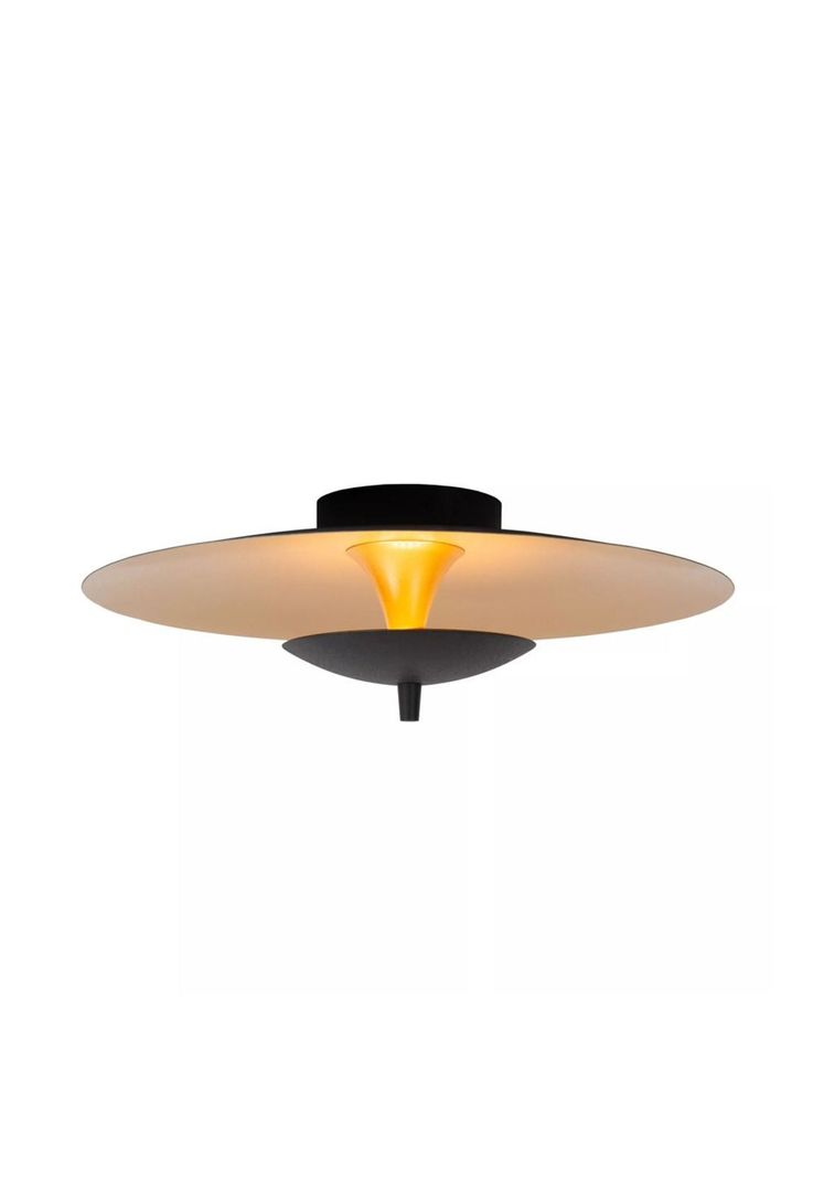 LAMPARA DE TECHO VULCAN NEGRO Ø35 CM LED DIMEABLE CALIDO-0