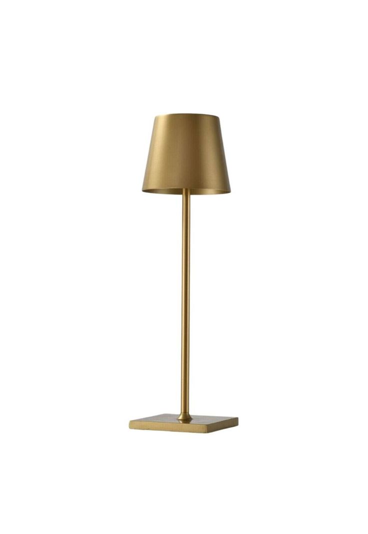 LÁMPARA DE MESA ESCRITORIO PORTÁTIL LED RECARGABLE DORADO-0