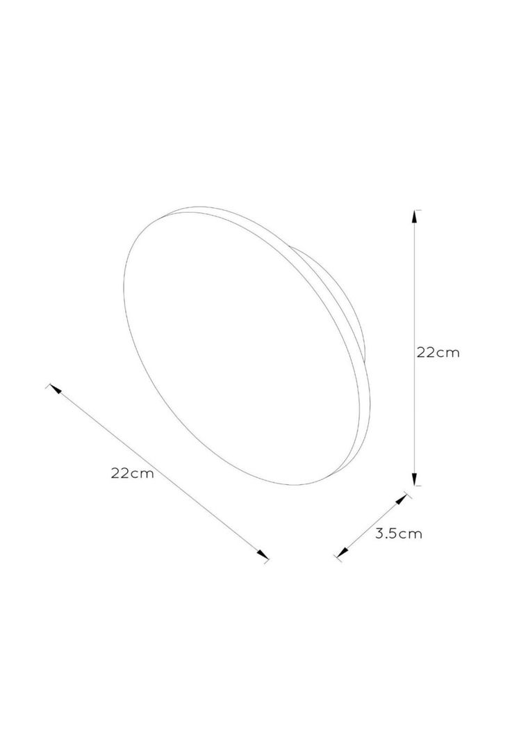 APLIQUE GLIMPSE DORADO Ø22-LED-4