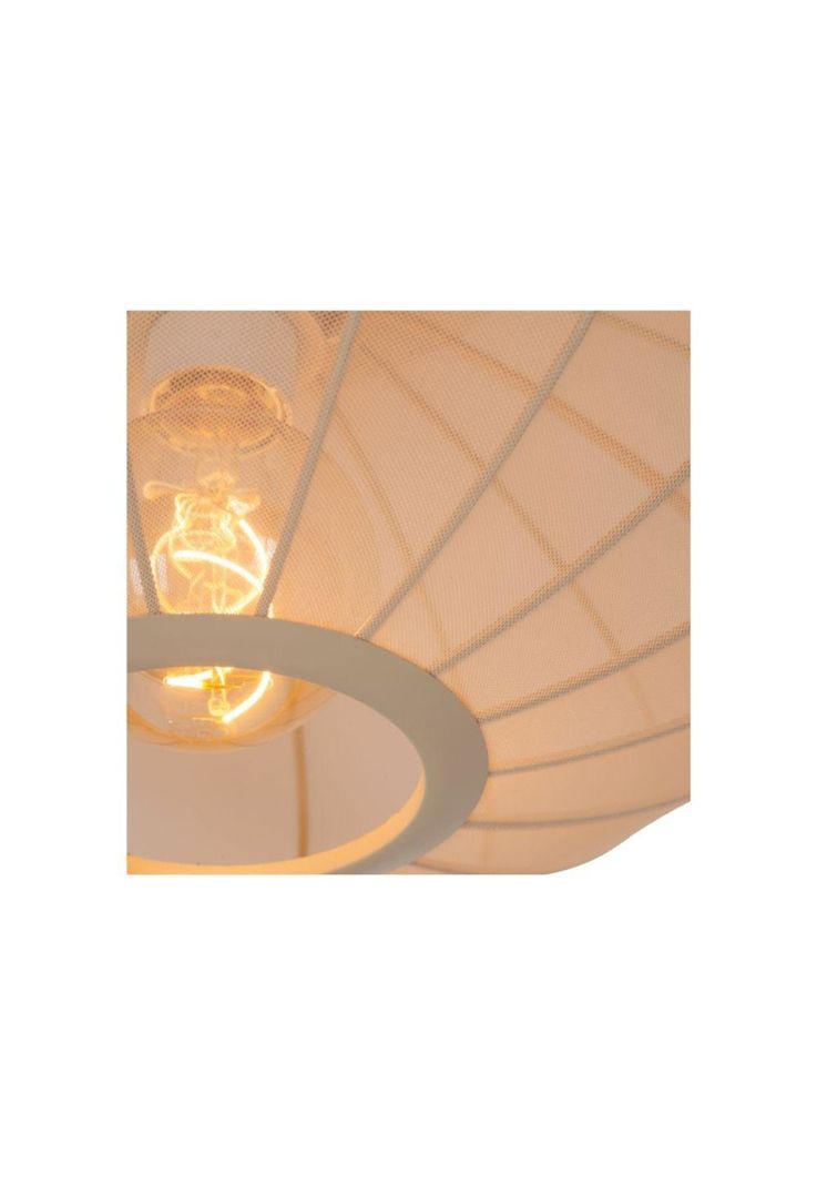 LAMPARA COLGANTE CORINA BEIGE Ø50-1xE27-2