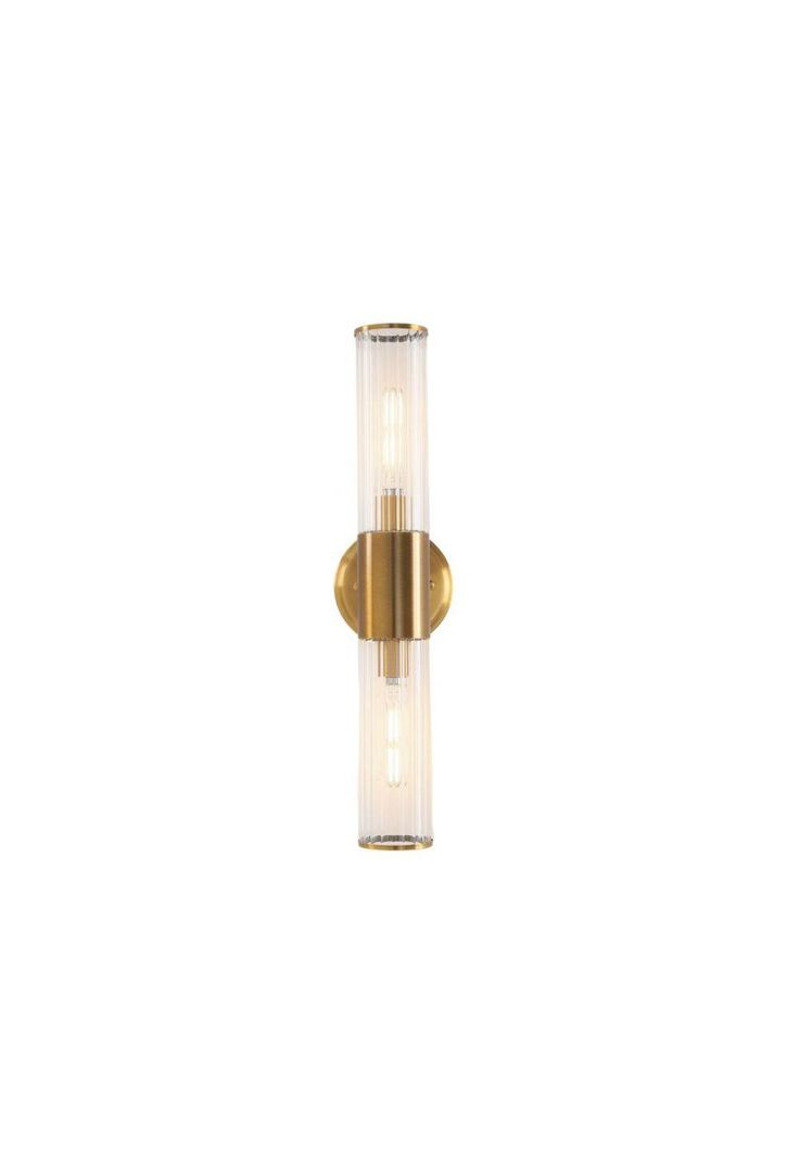 APLIQUE METAL DORADO 2 LUCES OZZKI