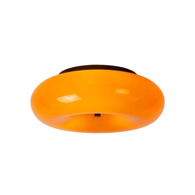 LAMPARA DE TECHO SENTINO NARANJA 3XG9 -Ø30CM