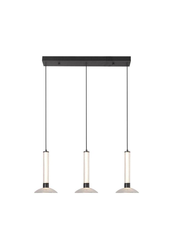 LAMPARA COLGANTE DUNIA VIDRIO LED 3 LUCES-0