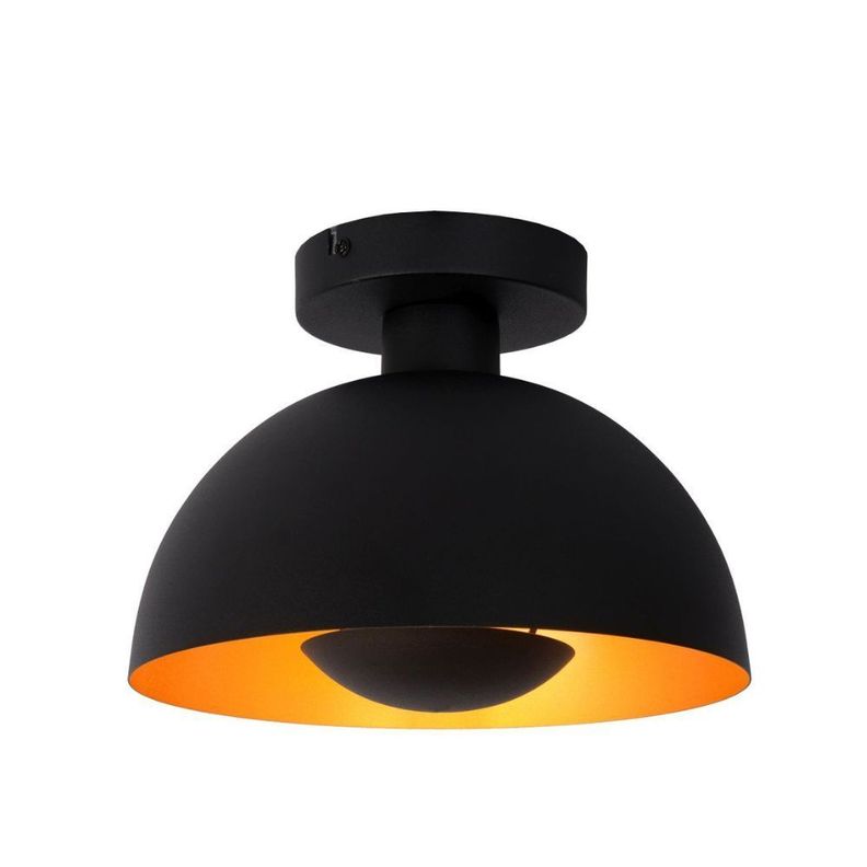 Lámpara de Techo Siemon Negro 1xE27-0