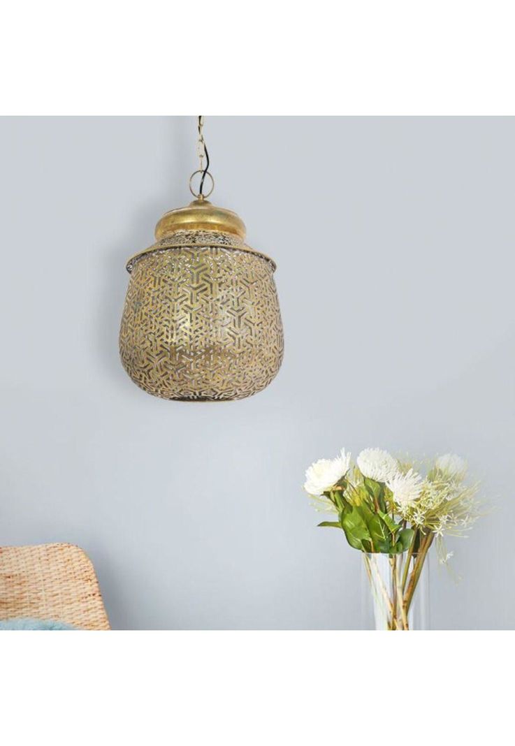 LAMPARA COLGANTE METAL LAVELLO 34CM-1