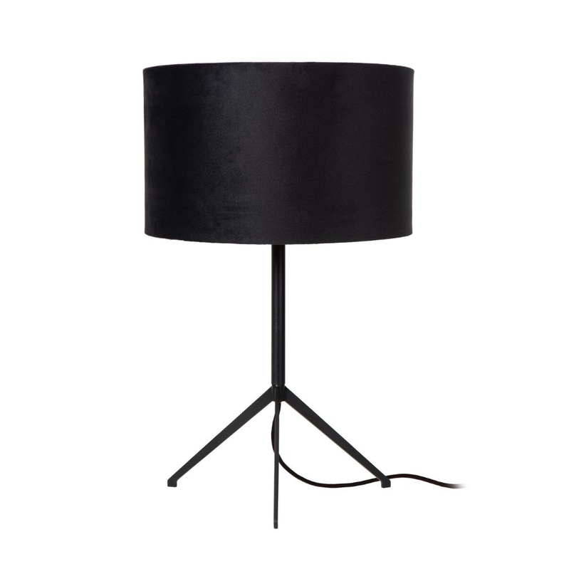 LAMPARA DE MESA TONDO NEGRO Ø30-1xE27-2
