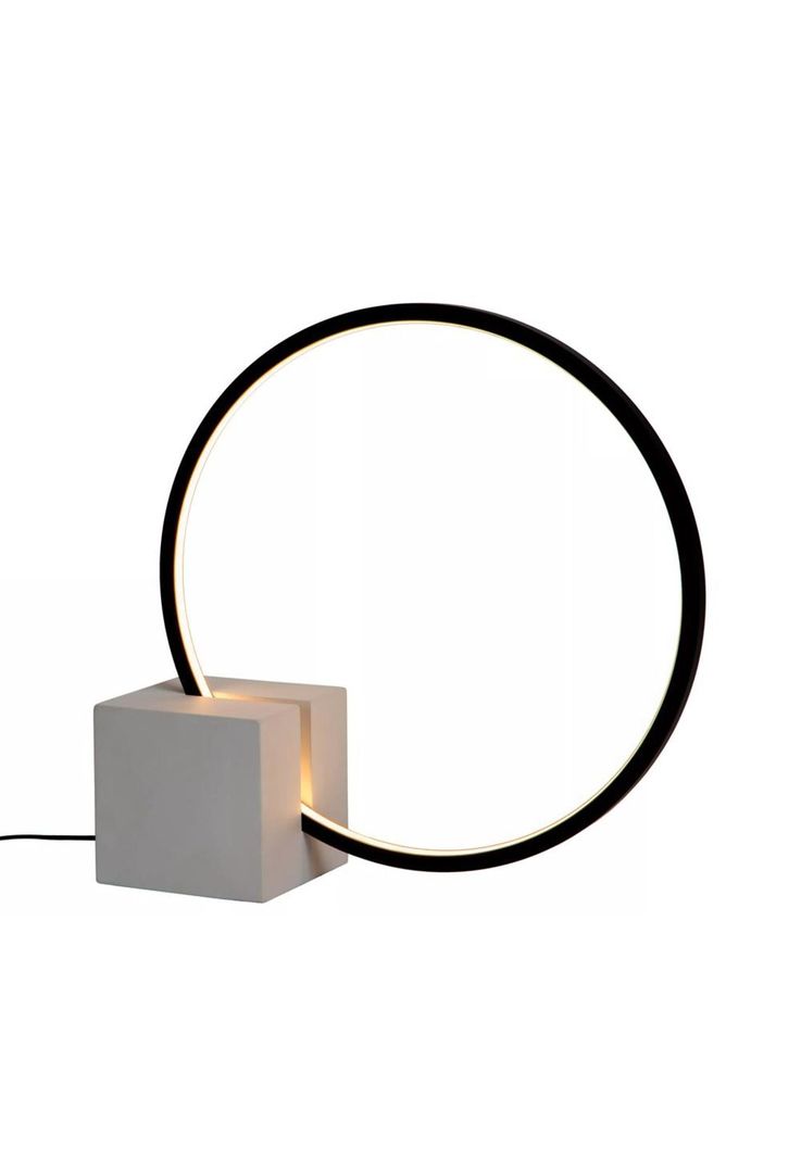 LAMPARA DE MESA CIRKELIS NEGRO Ø32-LED DIMEABLE-0