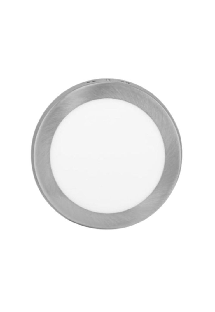 PLAFON PANEL LED 12W SILVER REDONDO 6000K-0