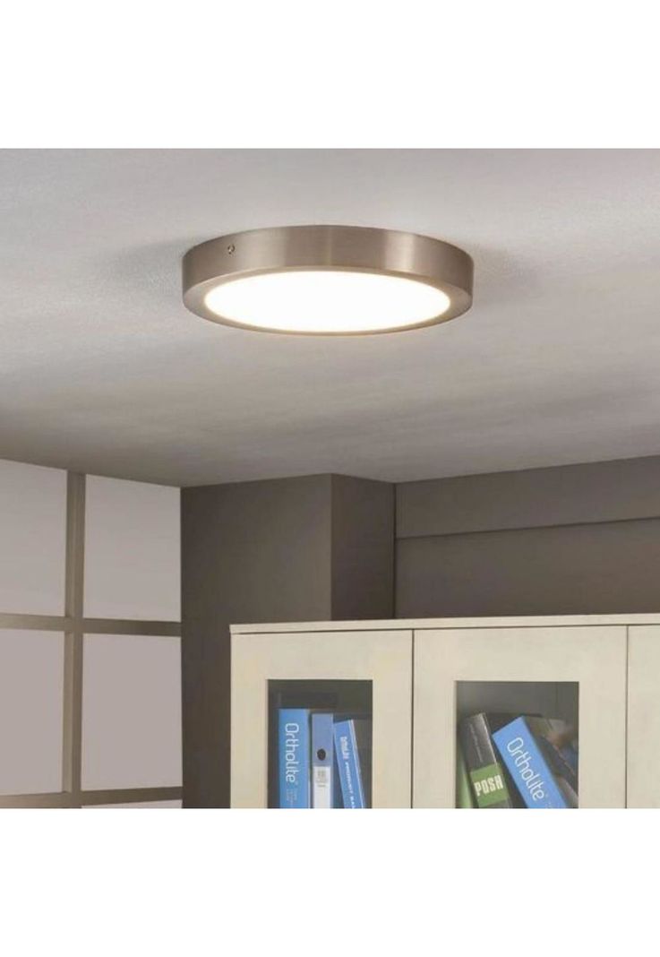 PLAFON PANEL LED 12W SILVER REDONDO 6000K-3