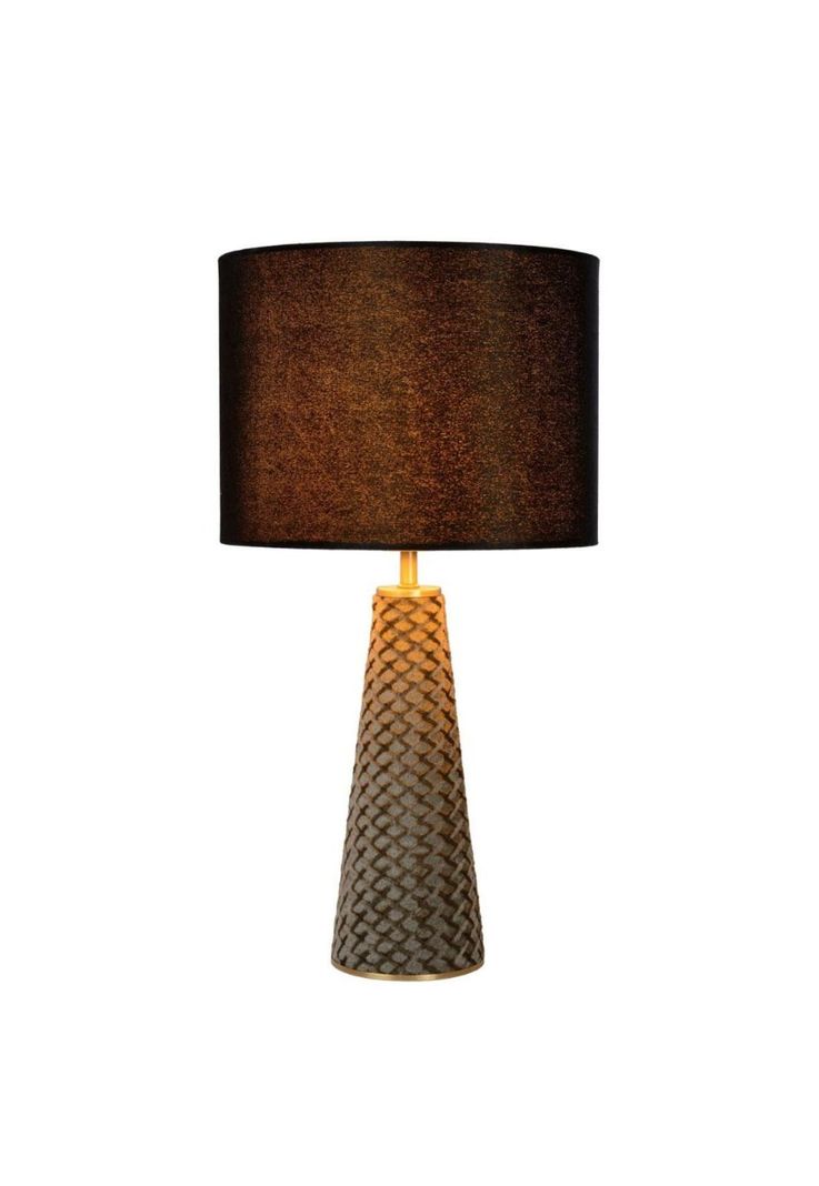 LAMPARA DE MESA VELVET NEGRO 1xE27-0