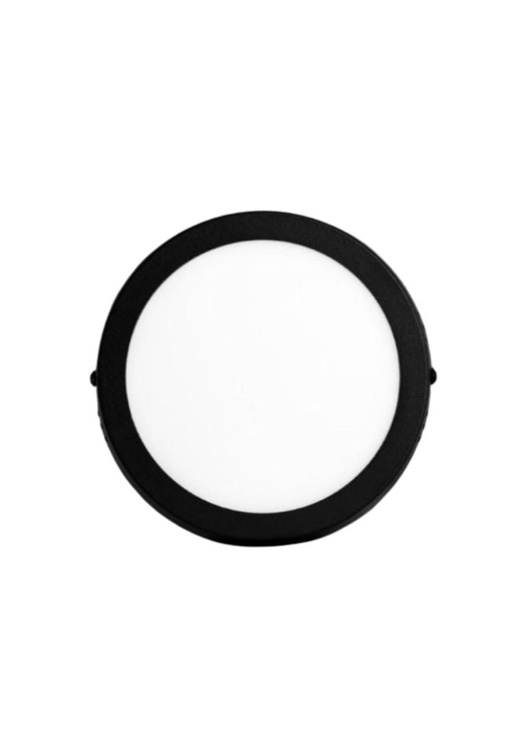 PLAFON PANEL LED 18W NEGRO REDONDO 6000K-0