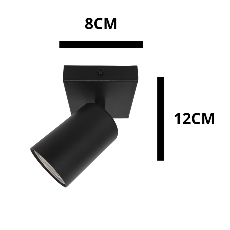 Foco Runner Negro 1 Luz-2