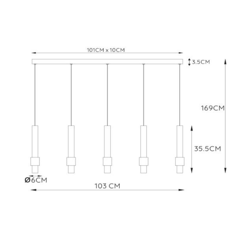 LAMPARA COLGANTE LED MARGARY-3
