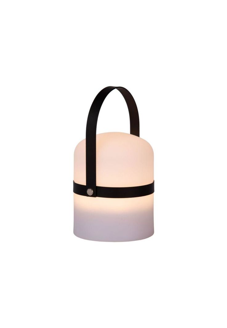 LAMPARA DE MESA MINI JOE LED RECARGABLE NEGRO Ø10CM-0