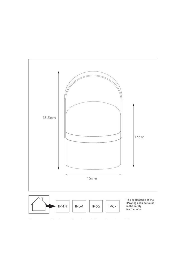 LAMPARA DE MESA MINI JOE LED RECARGABLE NEGRO Ø10CM-4