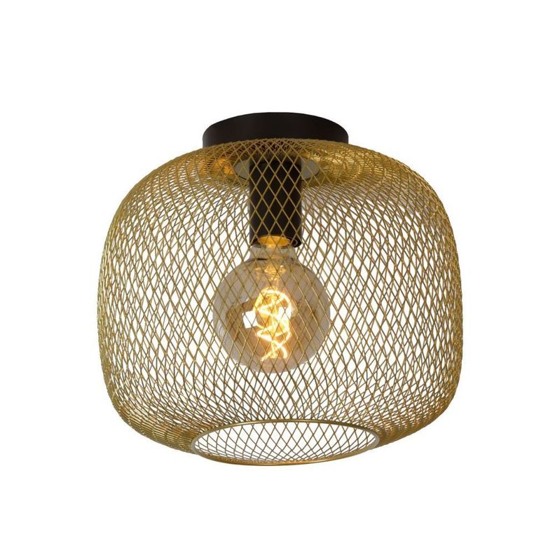 Lámpara de Techo Mesh Dorado 1xE27-0