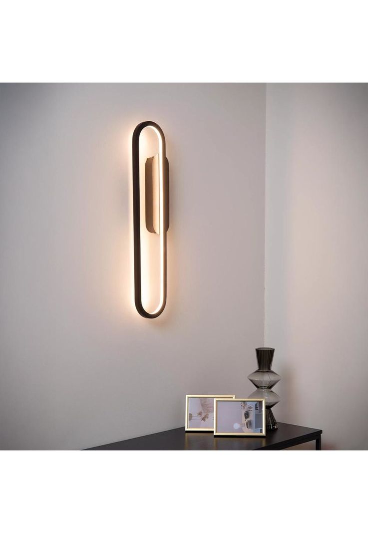 APLIQUE THELMA NEGRO LED DIMEABLE LED 22W CÁLIDO-1