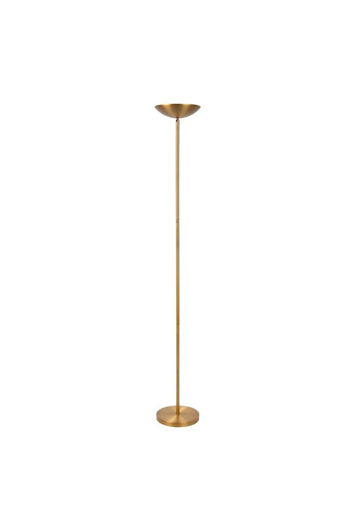 LAMPARA DE PIE ZENITH DORADO RECTA 20W-3000K-0