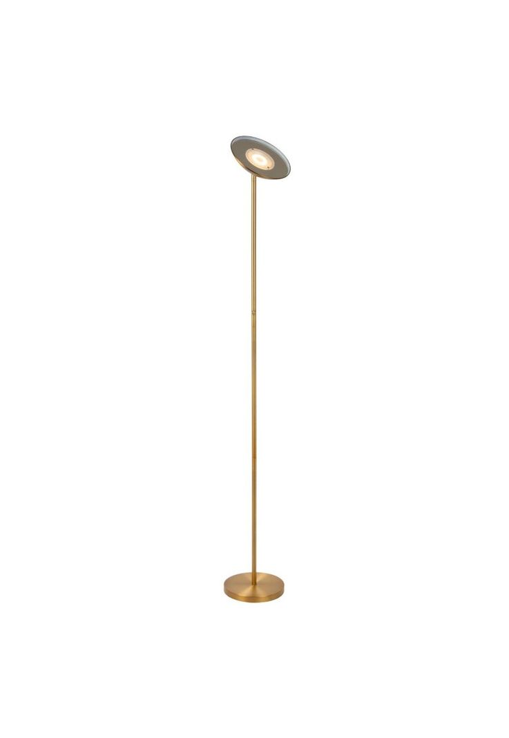 LAMPARA DE PIE ZENITH DORADO RECTA 20W-3000K-2