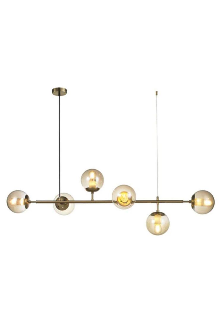LAMPARA COLGANTE ORB AMBAR-0