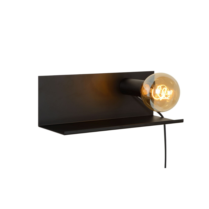 Aplique Sebo Negro 1XE27-2