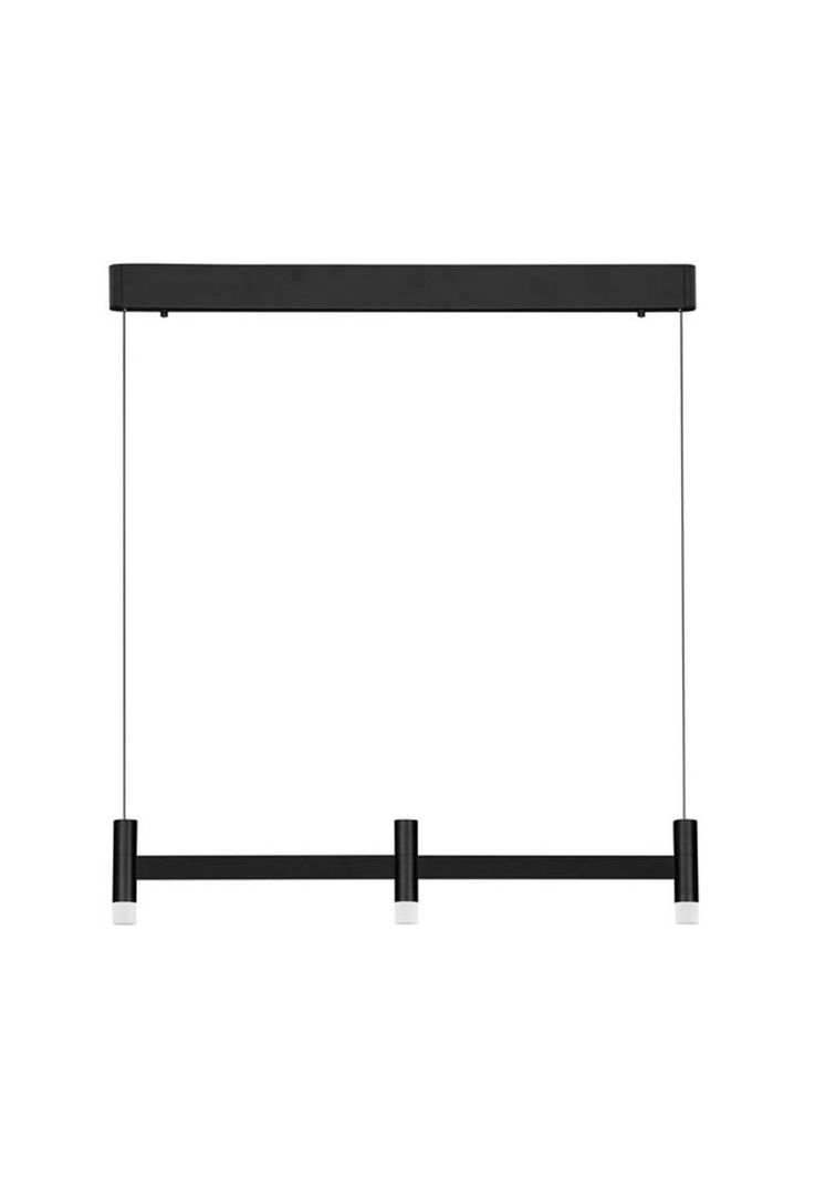 LAMPARA COLGANTE POETIC NEGRO LED 12W 3000K