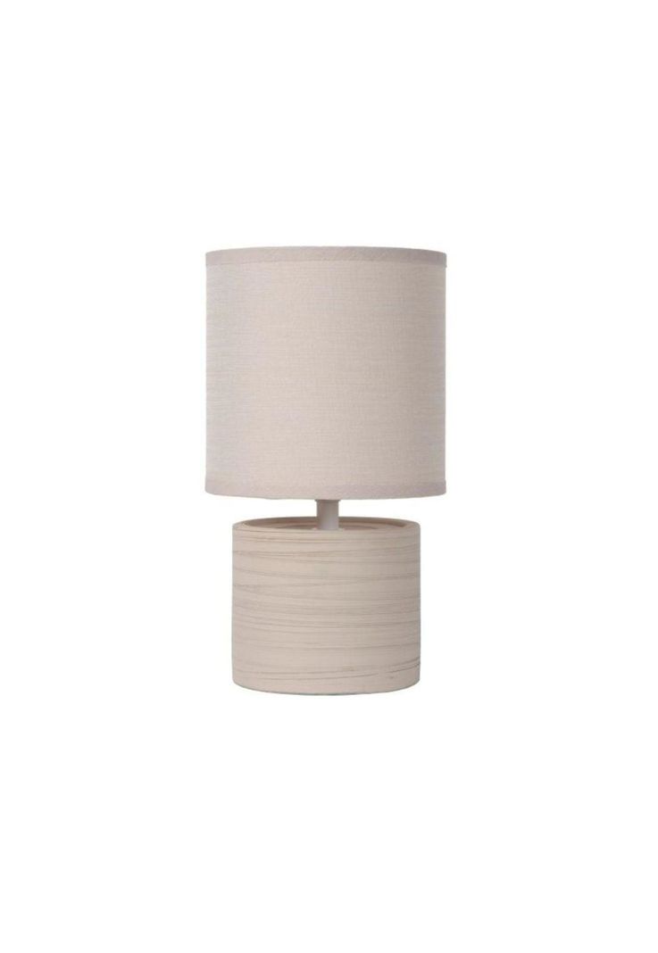 LAMPARA DE MESA GREASBY BEIGE 1xE14-4