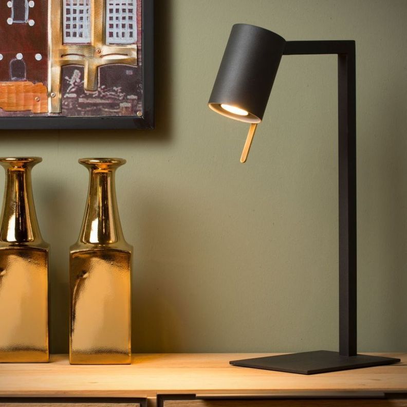 Lámpara de Mesa Lesley Negro 1xGU10-1