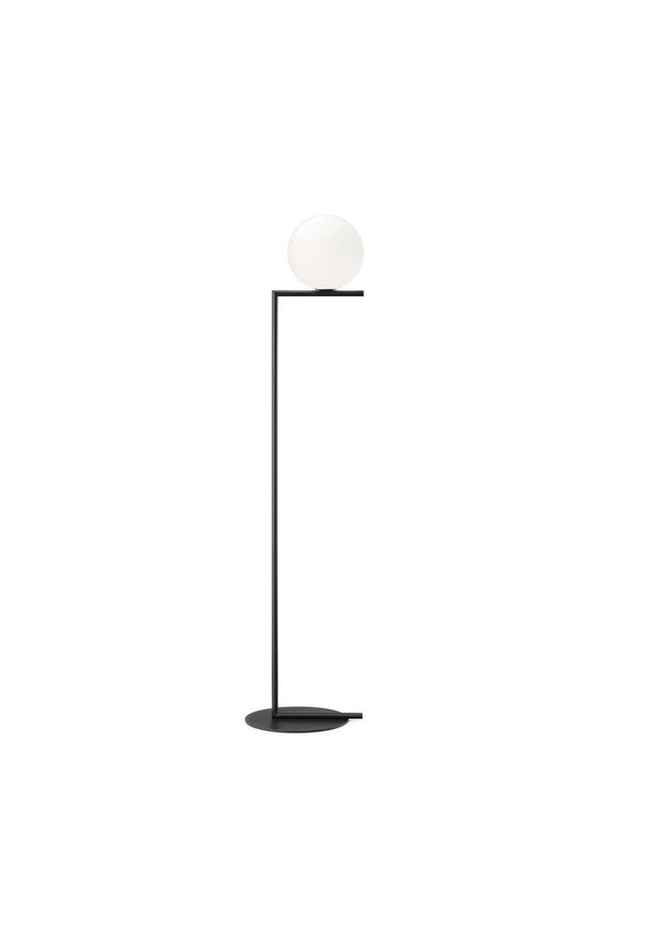 LAMPARA DE PIE BERGEN OPAL NEGRO-0