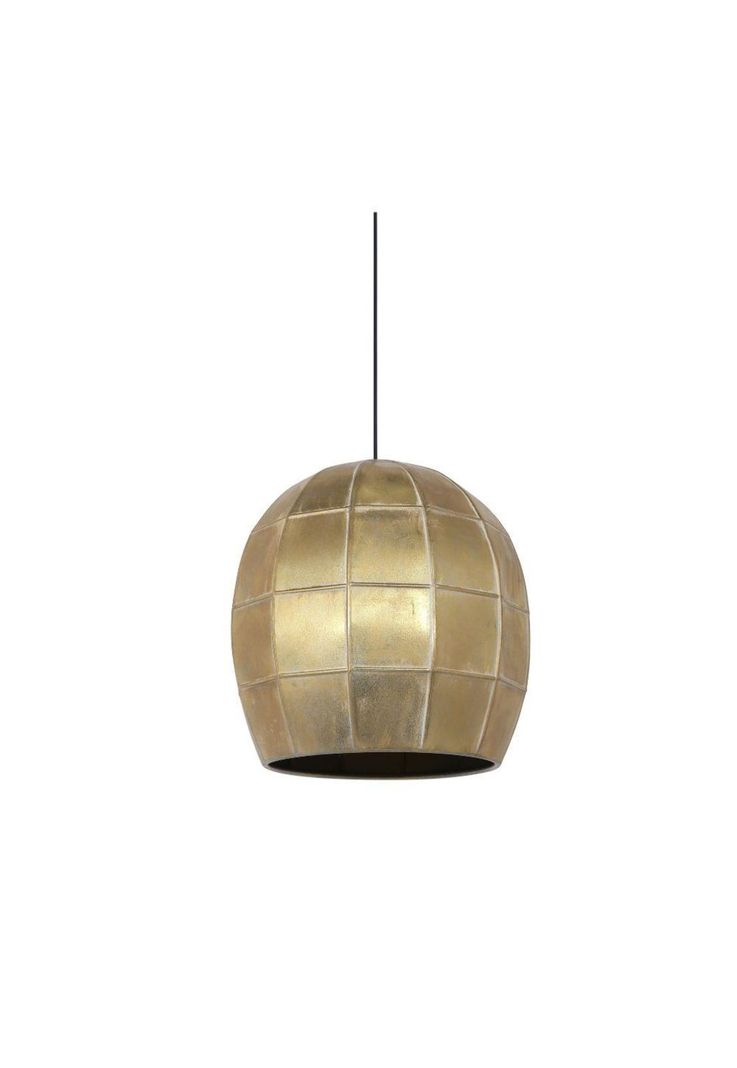 LAMPARA COLGANTE METAL BRONCE HELENA 38CM-0