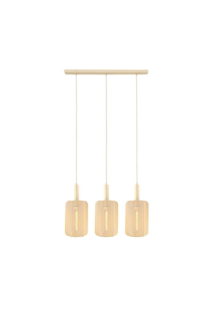 LAMPARA COLGANTE CORINA BEIGE 3xE27-0