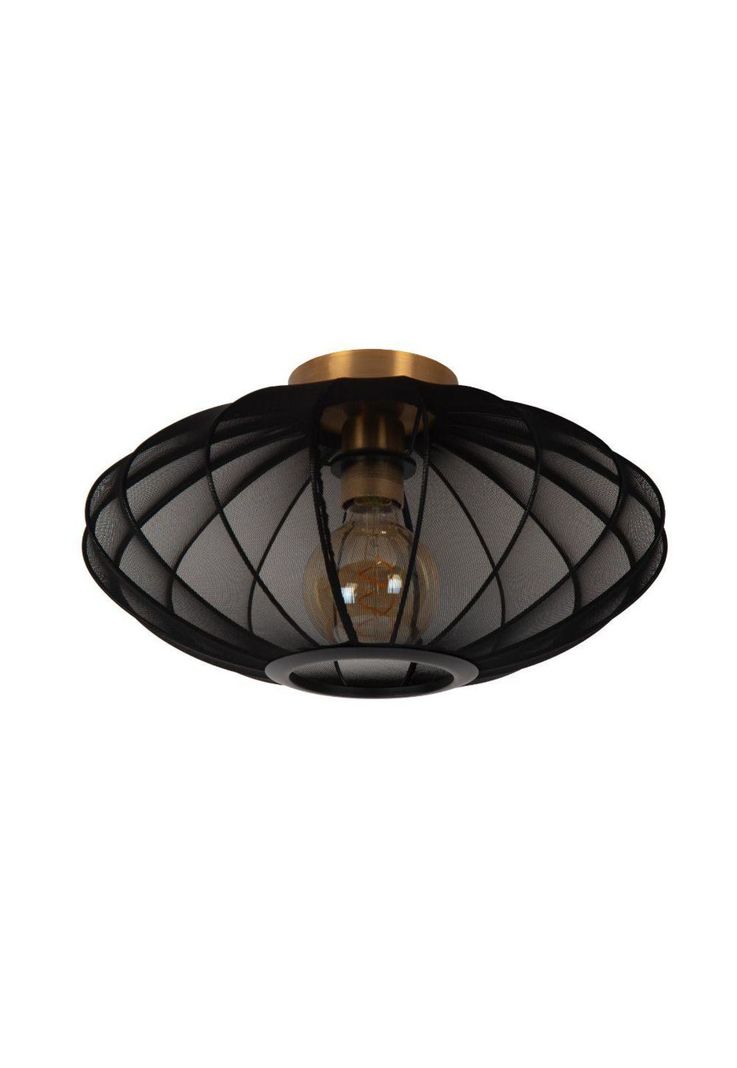 LAMPARA DE TECHO CORINA NEGRO Ø40-1xE27-2