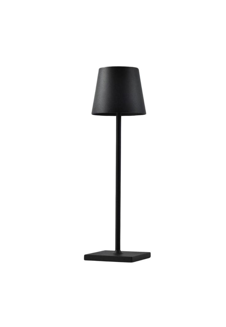 LÁMPARA DE MESA ESCRITORIO PORTÁTIL LED RECARGABLE NEGRO-0