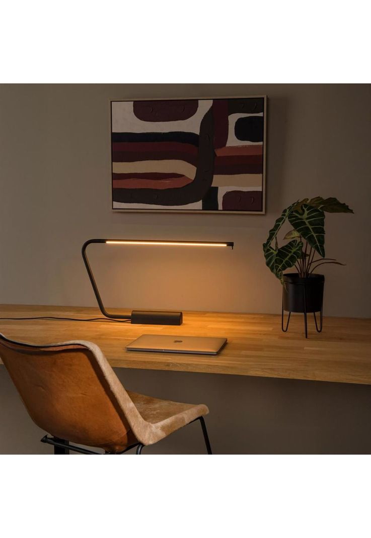 LAMPARA DE MESA MADISON NEGRO LED DIMEABLE CÁLIDO-1
