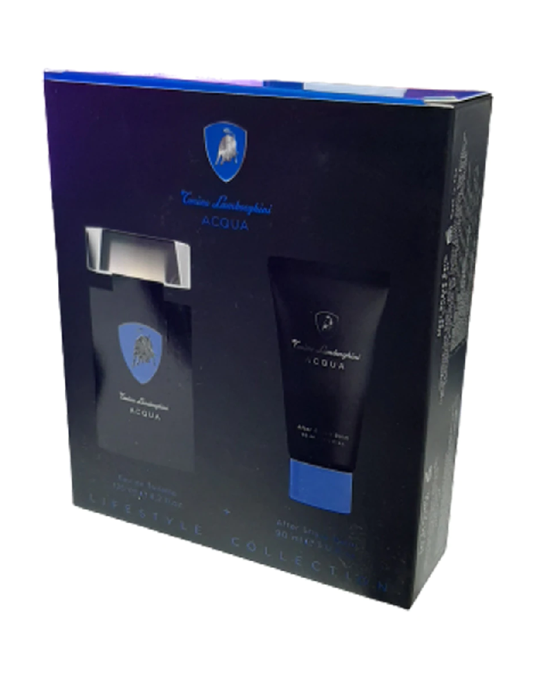 Lamborghini Acqua Edt 125ml + AS Hombre Estuche-0