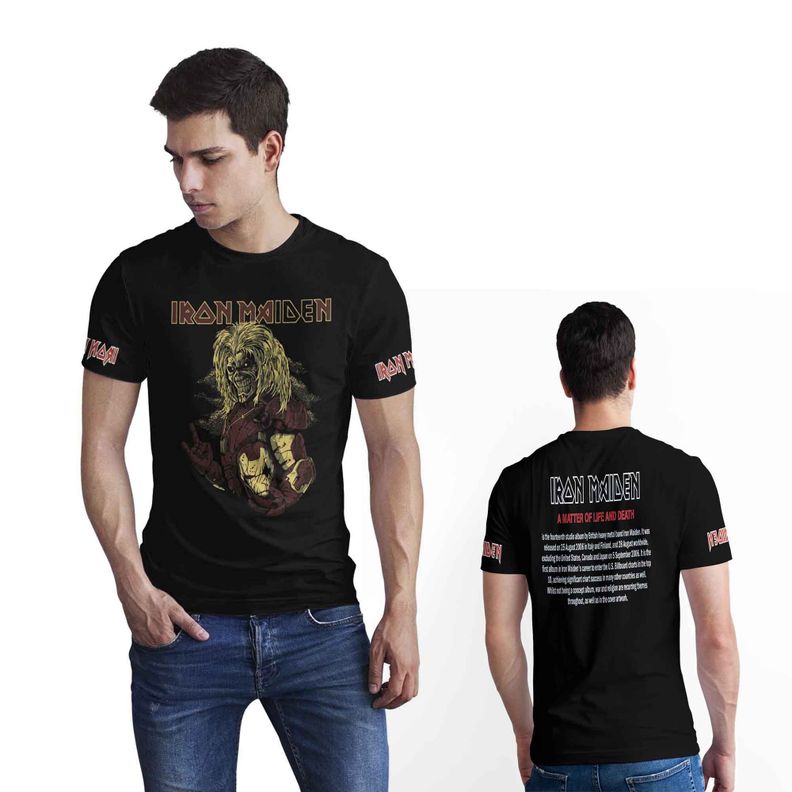 Polera Metalera Iron Maiden D8-2